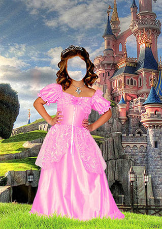 В костюме принцессы